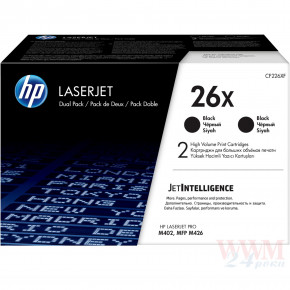   HP 26X HP LJ Pro M402d/M402dn/M402n/M426dw 2x9000  Black (CF226XD)  