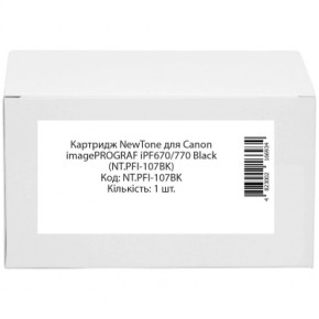  NewTone  Canon imagePROGRAF iPF670/770 Black (NT.PFI-107BK)