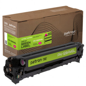   HP 128A (CE323A) Green Label,  Patron (PN-128AMGL)