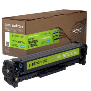   HP 305A (CE411A) Green Label  Patron (PN-305ACGL)