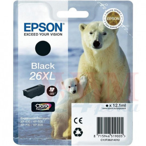  Epson 26XL XP600/605/700 black pigment (500 ) (C13T26214012)