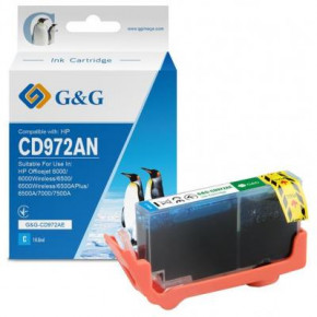   G&G HP No.920XL OJ6000/6500/ 7000/7500 Cyan (G&G-CD972AE)