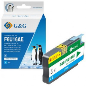   G&G HP No.953XL Cyan 1.6K (G&G-F6U16AE)