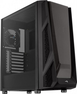  Aerocool NightHawk Tempered Glass (NightHawk-G-BK-v1) Black