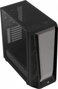  Aerocool NightHawk Tempered Glass (NightHawk-G-BK-v1) Black 3