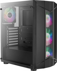  Aerocool PGS Sentinel ARGB Tempered Glass Black 3