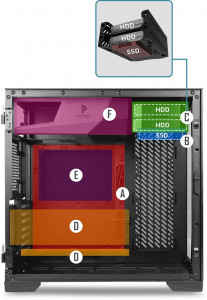  Antec P120 Crystal MidT,2*USB3.0 (0-761345-81200-9) 4