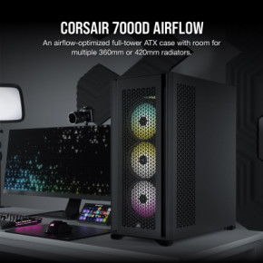  Corsair 7000D AIRFLOW Black (CC-9011218-WW) 12