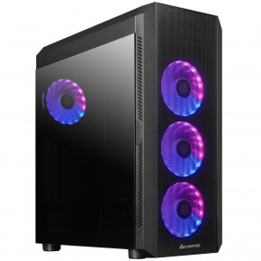  Chieftec SCORPION 4 GL-04B-UC-OP 4x120mm A-RGB, USB-C, ATX,  , Black (GL-04B-UC-OP)