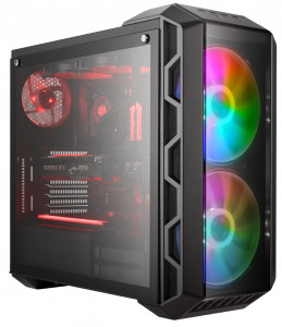  Cooler Master MasterCase H500 ARGB/Black/Win/1*Tempered Glass/2*200mm ARGB Fans+1*120mm Black Fan (MCM-H500-IGNN-S01)