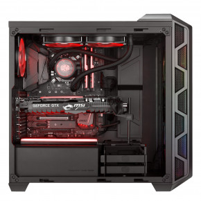  Cooler Master MasterCase H500 ARGB/Black/Win/1*Tempered Glass/2*200mm ARGB Fans+1*120mm Black Fan (MCM-H500-IGNN-S01) 3