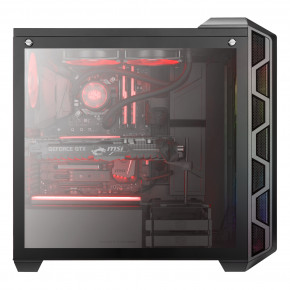  Cooler Master MasterCase H500 ARGB/Black/Win/1*Tempered Glass/2*200mm ARGB Fans+1*120mm Black Fan (MCM-H500-IGNN-S01) 4