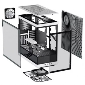  Hyte Y40 Black-White (CS-HYTE-Y40-BW) 9