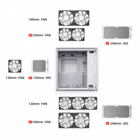  JONSBO D40 Aluminum White 14