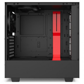  NZXT H510i Matte Black-Red (CA-H510i-BR)   3