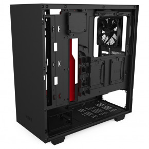  NZXT H510i Matte Black-Red (CA-H510i-BR)   12