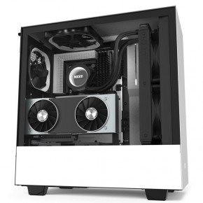  NZXT H510i Matte White-Black (CA-H510i-W1)   3