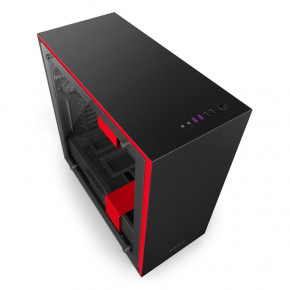  NZXT H700 Matte Black-Red (CA-H700B-BR)  