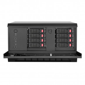  SilverStone SST-CS381,Micro-ATX,USB 3.1 Gen 1 x 2,HDDx8,SSDx4 (SST-CS381) 4