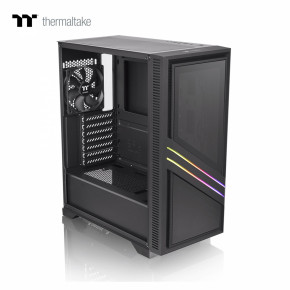  Thermaltake Versa T35 TG RGB/Black/Win/SPCC/Tempered Glass*2/120mm Standard Fan*1 3