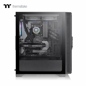  Thermaltake Versa T35 TG RGB/Black/Win/SPCC/Tempered Glass*2/120mm Standard Fan*1 6