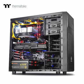  Thermaltake Versa T35 TG RGB/Black/Win/SPCC/Tempered Glass*2/120mm Standard Fan*1 13