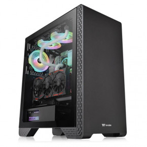  Thermaltake S300 Tempered Glass Black (CA-1P5-00M1WN-00)  