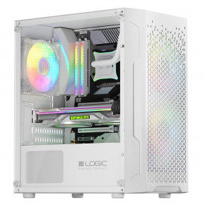  LogicConcept ARAMIS MESH+GLASS ARGB fans 3x120mm WHITE   mATX (AM-ARAMIS-20-0000000-0002) 3