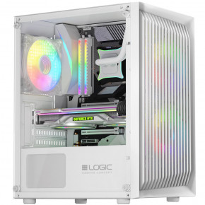  LogicConcept ATOS MESH+GLASS ARGB fans 3x120mm WHITE   mATX (AM-ATOS-20-0000000-0002) 7