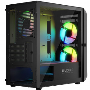  LogicConcept PORTOS MESH+GLASS ARGB fans 3x120mm BLACK   mATX (AM-PORTOS-10-0000000-0002) 13