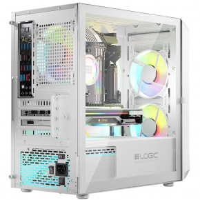  LogicConcept PORTOS MESH+GLASS ARGB fans 3x120mm WHITE   mATX (AM-PORTOS-20-0000000-0002) 11