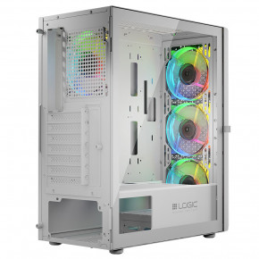  LogicConcept ARAMIS MESH+GLASS ARGB fans 4x120mm WHITE   ATX (AT-ARAMIS-20-0000000-0002) 9