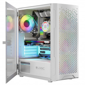  LogicConcept ARAMIS MESH+GLASS ARGB fans 4x120mm WHITE   ATX (AT-ARAMIS-20-0000000-0002) 15