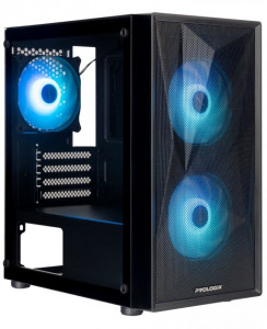  Prologix E102 Tempered Glass&Mesh Black