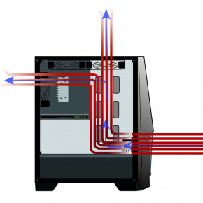  Xilence XILENT BLAST ARGB X505.ARGB 2xUSB3.0, 2xARGB FAN 12cm,   ATX (XG141_X505.ARGB) 12