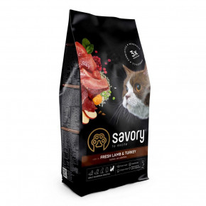     Savory Adult Cat Sensitive Digestion Fresh Lamb Turkey8 kg (30099)