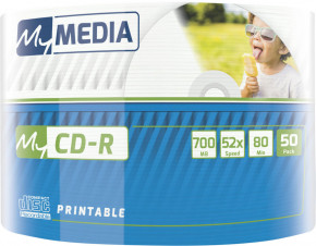   CD-R MyMedia (69203) 700MB 52x Wrap 50 Printable