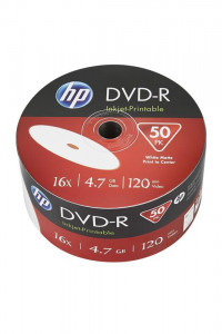 DVD-R HP (69302 /DME00070WIP-3) 4.7GB 16x IJ Print,  , 50 