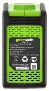 ˳-  Greenworks G40B4 (2927007) 4