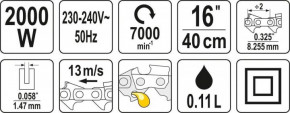   Yato 230 2 16/40 (YT-84870) 3