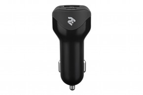   2E Dual USB Car Charger Type-C Power Delivery black (2E-ACR18WQC)