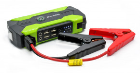     (CarJump Starter)+Power Bank HQ-Tech High-Power 28000mAh, 12V@200/600A, 4xUSB, SOS+LED, Box,  3