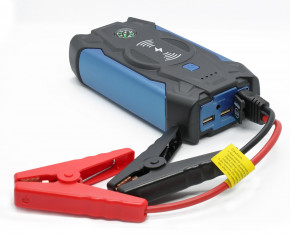     (CarJump Starter)+Power Bank HQ-Tech High-Power 39800mAh, 12V@600/1200A, 2xUSB+Wireless, SOS+LED, Box, Blue