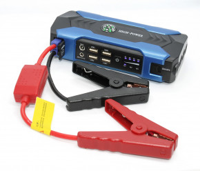     (CarJump Starter)+Power Bank HQ-Tech High-Power 28000mAh, 12V@200/600A, 4xUSB, SOS+LED, Box, Blue 5