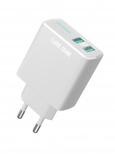   Luxe Cube 2USB 12W Smart White (4826986900792)