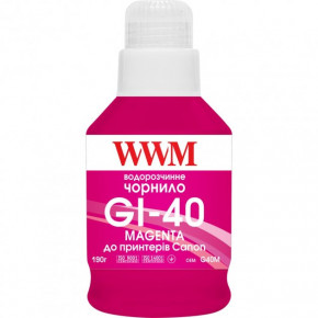  WWM GI-40 Canon G5040/G6040 190 Magenta (G40M)