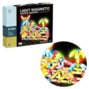    Light Magnetic Sticks blocks, 128   (8909)