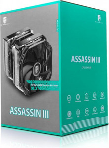   DeepCool Assassin III (DP-GS-MCH7-ASN-3), Intel: 2066/2011-v3/1200/2011/1151/1150/1155/1366, AMD: AM4/AM3+/AM3/AM2+/AM2/FM2+/FM2/FM1, 165161140 , 4-pin 10