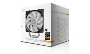   DeepCool Gammaxx GT A-RGB (DP-MCH4-GMX-GT-ARGB), Intel: 2066/2011-v3/2011/1151/1150/1155/1366, AMD: AM4/AM3+/AM3/AM2+/AM2/FM2+/FM2/FM1, 157.512977 , 3-pin, 4-pin 10