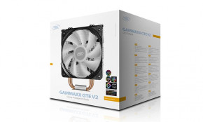   DeepCool Gammaxx GTE V2 (DP-MCH4-GMX-GTEV2), Intel: 1151/1150/1155/1366, AMD: AM4/AM3+/AM3/AM2+/AM2/FM2+/FM2/FM1, 157.512977 , 4-pin 10